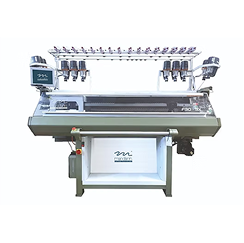 Flat knitting machines